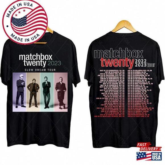 Matchbox Twenty Tour Shirt Concert Rob Thomas Retro Tee Retro T-shirt 2 Sided - Picture 1 of 4